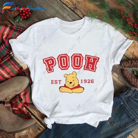 Winnie The Pooh Disney Shirts, Pooh Decor, Leavers Shirt, Winnie Poo, Disney 2023, Disney Paris, Cute Winnie The Pooh, Winnie The Pooh Quotes, Pooh Quotes