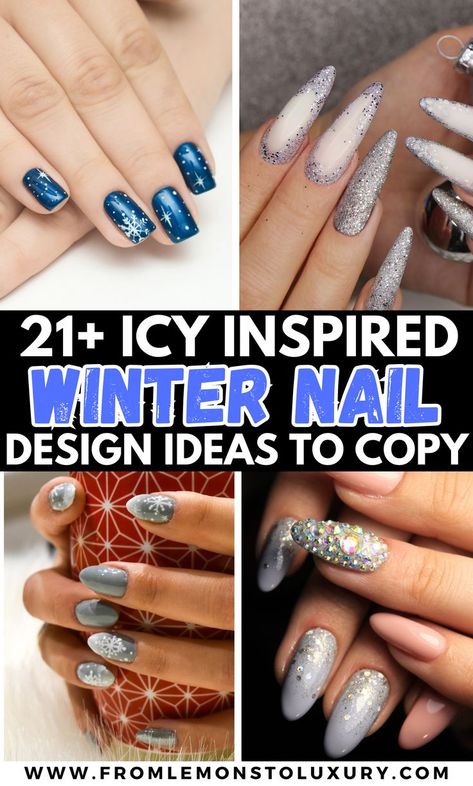 winter nail ideas Winter Nail Ideas Almond, Nails Winter Square, Nail Ideas Short Winter, Nail Ideas Acrylic Almond, Winter Nail Ideas Gel, Nail Ideas Acrylic Square, Winter Nail Ideas Blue, Winter Nail Ideas Short, Blue Winter Nail Ideas