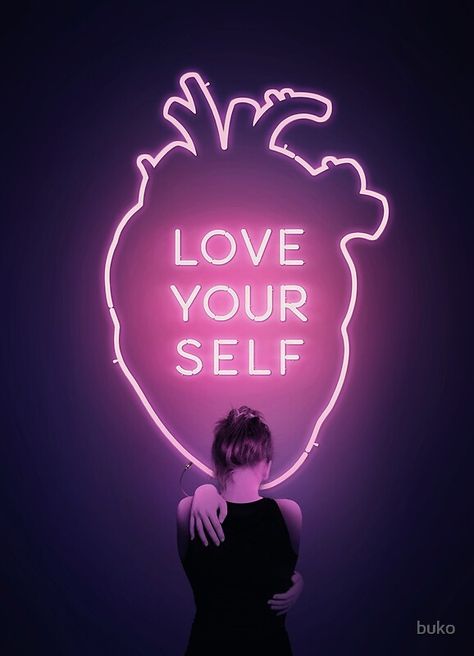 Heart Neon, Neon Quotes, Neon Words, Neon Aesthetic, Neon Light Signs, Sign Lighting, Neon Art, Looking For Love, Love Yourself