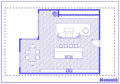 12 Best Living Room and Dining Combo Layouts - Homenish Open Plan Apartment Layout, Dining Room Layout, Open Plan Apartment, Modern Offices, Studio Layout, Best Living Room, Separating Rooms, Dining Room Spaces, Cottage Living Rooms