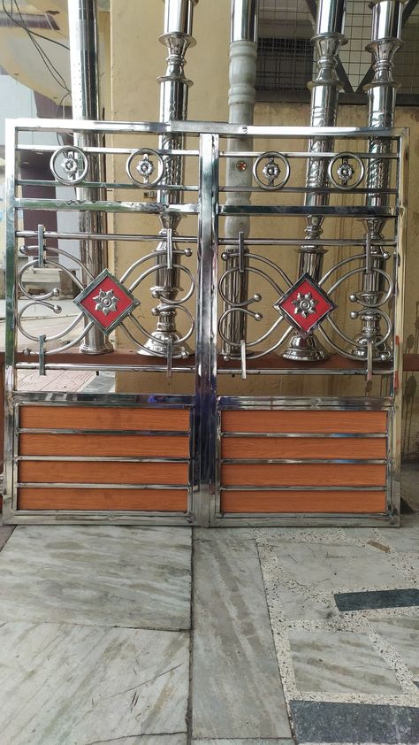 Glass Stairs Design, Ss Gate, Steel Stairs Design, Steel Grill Design, Stainless Steel Gate, House Gate, Balcony Grill, Steel Gate Design, Balcony Grill Design