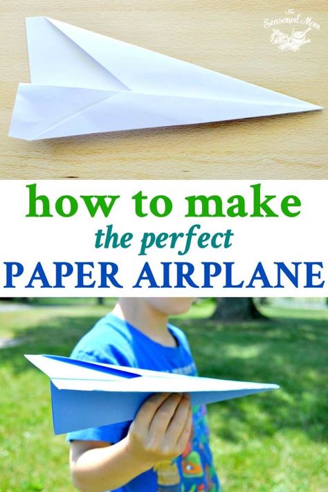 Paper Airplane Folding, Best Paper Plane, Paper Airplane Template, Prepare For Summer, Make A Paper Airplane, Airplane Crafts, Paper Planes, Airplane Design, Paper Airplane