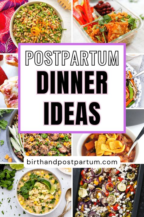 Postpartum is a crucial time to make sure you’re taking care of your body through eating well, getting enough rest and drinking plenty of fluids. A healthy postpartum diet is paramount, and these easy postpartum dinner ideas might be exactly what you need. Quick And Easy Postpartum Meals, Nutritious Postpartum Meals, Postpartum Dinner Ideas, Postpartum Dinner, Postpartum Breakfast Ideas, Healthy Postpartum Meals, Easy Postpartum Meals, Healthy Postpartum, Postpartum Food