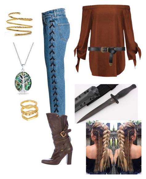 "modern viking" by crystalramos-1 on Polyvore featuring TIBI, Alberta Ferretti, Venus, Bling Jewelry, Elizabeth and James and modern Viking Inspired Outfit Modern, Viking Inspired Outfit, Modern Viking Woman, Viking Fashion, Modern Viking, Outfit Polyvore, Viking Hair, Viking Woman, Mob Wife