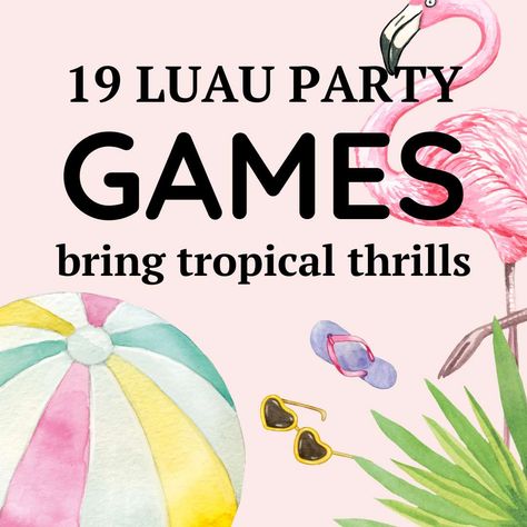 Host an easy, fun Luau party! Cool ideas for luau party decorations, games, and food! Summer party for teens, kids, adults. Family fun. Party for large group. Summer fun. Diy Luau Decorations, Food Summer Party, Luau Food Ideas, Hawaiian Party Games, Diy Luau, Luau Games, Luau Party Games, Luau Party Food, Luau Ideas