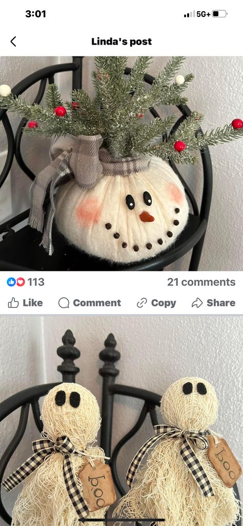 Chenille Snowman, Snowman Head, Christmas Crafts, Christmas