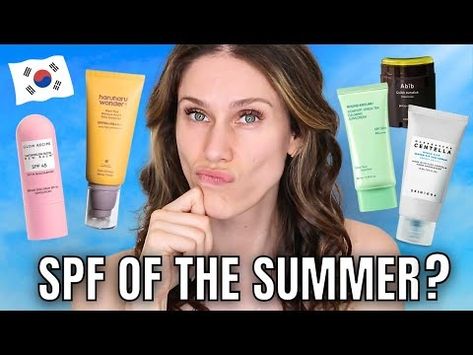 (3150) SPF AWARDS: 12 BEST K-Beauty Sunscreens of 2024 - My picks for Top Korean SPFs this Summer! - YouTube Korean Sunscreen, Aesthetic Types, Top Korean, I Pick, Have You Tried, K Beauty, You Tried, Let Me Know, Sunscreen