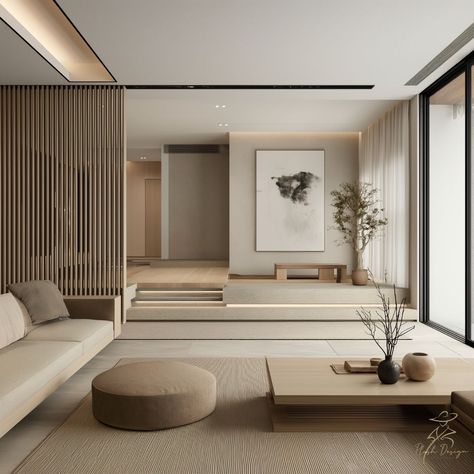 Minimalism has been a popular interior design staple for decades. However, if pure minimalism is a little 'dull' then you'll love our fusion of asian influences. It's a brilliant, and elegant, way to notch up your minimalist decor. Read it on https://loom.ly/xfTzMkw All renders created by Plush Design Interiors #asianminimalism #plushdesigninteriors #adelaideinteriordesigner #interiordesigneradelaidehills #adelaidedesignblog Minimalist Contemporary Interior Design, Asian Living Room Designs, Asian House Design Interiors, Sofa Wabi Sabi, Minimalistic Houses Interior, Korean Modern House Interiors, Contemporary Modern House Interior, Living Room Designs Minimalist, Modern Flat Interior