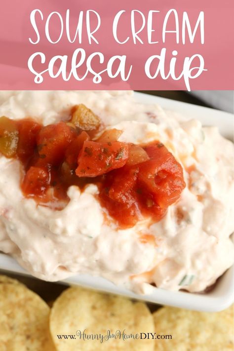 Finding no bake appetizers to serve during the hot summer months is essential. That’s why I love cold dip recipes for summer parties! With this sour cream salsa dip, you can whip up a delicious snack for your next party without ever turning on your oven. And since you only need three ingredients to prepare it, this easy appetizer is perfect for a last minute get together. Summer Dips And Appetizers Cold, Simple Halloween Party Food, Halloween Dinner Ideas For Kids, No Bake Appetizers, Halloween Appetizer Ideas, Simple Halloween Party, Salsa Dip Recipe, Gluten Free Appetizer, Party Food Easy Appetizers