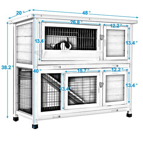 Bunny Homes, Diy Rabbit Cage, Diy Rabbit Hutch, Outdoor Rabbit Hutch, Bunny Cage, Rabbit Ideas, Bunny Hutch, Guinea Pig House, Rabbit House