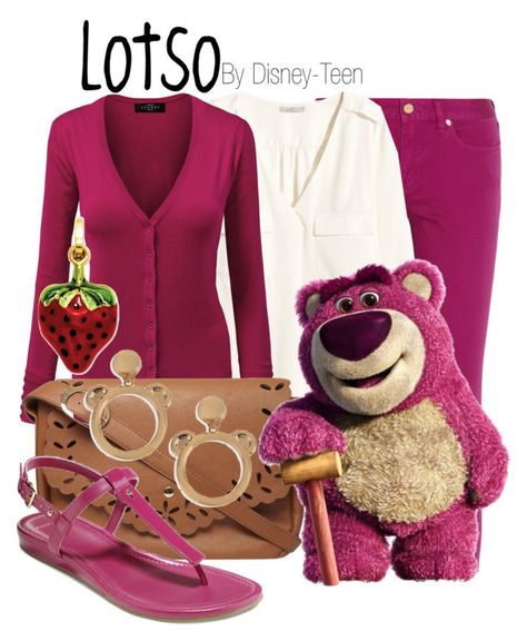 "Lotso" by disney-teen ❤ liked on Polyvore featuring moda, Tory Burch, H&M, Dorothy Perkins, Cole Haan e Moschino Toy Story Outfit Ideas, Toy Story Outfit, Disney Inspired Fashion, Disney Bound Outfits, Fandom Fashion, Fandom Outfits, Disney Outfits, Disney Inspired, Disney Style