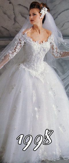 1998 Wedding Dresses, 1990 Clothes, 1990s Wedding Dress, Wedding Dresses 90s, 1990s Wedding, Wedding Dresses 80s, 90s Bridal, Eve Of Milady Wedding Dresses, 90s Wedding Dress