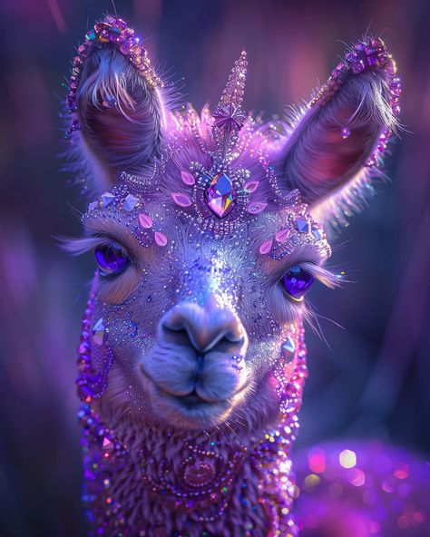 Llama My friend @isthar.byronbay suggested that I should try creating llamas in my glitter style. Finally, I found some time for these adorable animals. Thank you for the inspiration! Which do you prefer, llamas or alpacas? I've already gone hiking with both... interestingly, llamas were the more sociable ones, even though everyone seems to love alpacas. However, alpacas are very sensitive and rather shy, but they are very good at sensing human emotions. It's no wonder they are used as th... Lama Funny, Space Creatures, Llama Arts, Already Gone, Therapy Animals, Cute Llama, Human Emotions, Girly Art, Adorable Animals