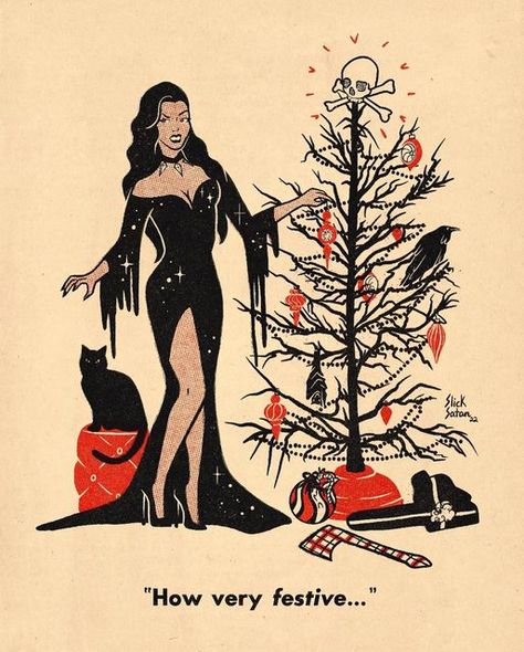 Scary Christmas, Christmas Horror, Creepy Christmas, Dark Christmas, Witch Art, Christmas Drawing, Black Christmas, Christmas 2024, Gothic Art