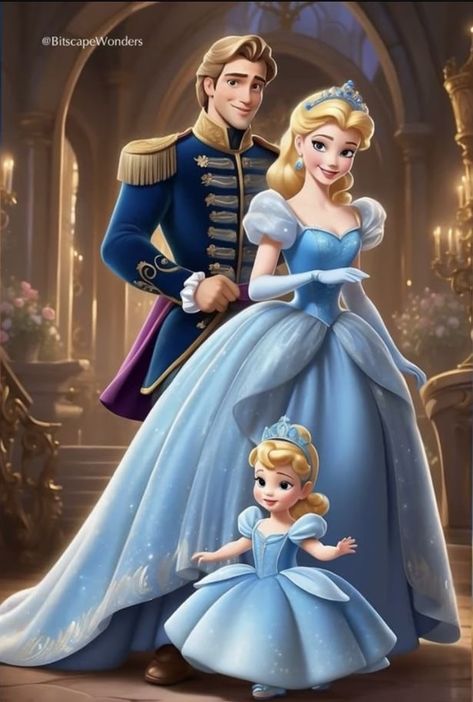 Disneyland Iphone Wallpaper, Cinderella Art, Disney Princess Babies, Disney Princess Artwork, Disney Princess Makeover, Disney Princess Fan Art, Princess Movies, Cute Disney Drawings, Disney Princess Cinderella