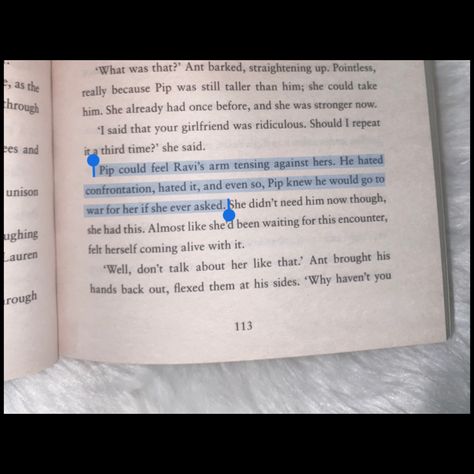 “Pip could feel Ravi's arm tensing against hers. He hated confrontation, hated it, and even so, Pip knew he would go to war for her if she ever asked.” A Good Girls Guide, Good Girls Guide, Holly Jackson, As Good As Dead, Good Girls, Book Annotation, Favorite Book Quotes, Literature Quotes, Good Girl