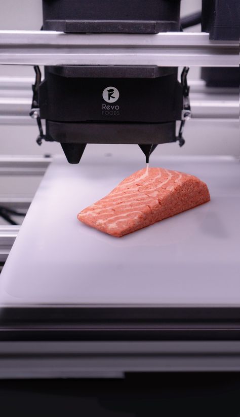 One of the major challenges facing 3D printed food is its scalability in comparison to traditional food production. The 3D printing industry generally specializes in creating small items. It can... 3d Printed Food, Fantasy Space, Raw Salmon, 3d Printing Industry, Dental Bridge, Additive Manufacturing, Food Production, 3d Printing Technology, Salmon Fillets