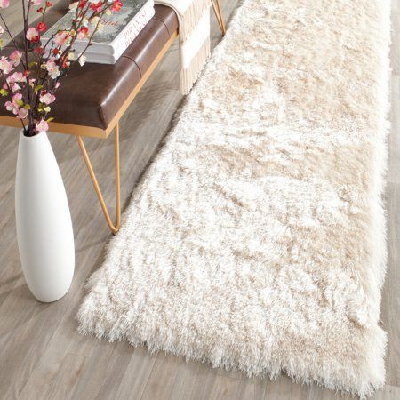 Safavieh Paris Darwin Plush Shag Area Rug or Runner - Walmart.com Bohemian Colors, Contemporary Chic, Floral Area Rugs, Shag Area Rug, Ivory Rug, Abstract Rug, White Area Rug, Rug Sale, Area Rugs For Sale