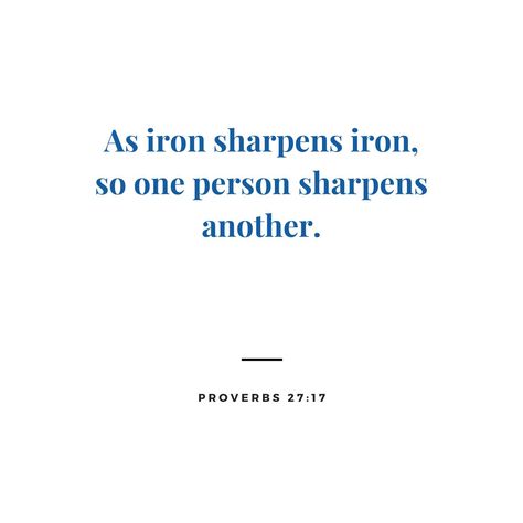 As iron sharpens iron, so one person sharpens another. Let's inspire and support each other in our journey of faith. #FaithCulture #Proverbs27 #IronSharpensIron #ChristianLiving #FaithJourney #Inspiration #BibleVerse #DailyDevotion #ChristianCommunity #SpiritualGrowth As Iron Sharpens Iron, Proverbs 27 17, Iron Sharpens Iron, Proverbs 27, Support Each Other, August 11, Our Journey, Christian Living, Daily Devotional