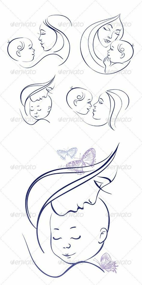 Mother And Baby Tattoo, Mother Son Tattoos, Mommy Tattoos, Mother Images, Baby Icon, Mother Tattoos, Tattoo For Son, Harry Potter Tattoos, Mother Art