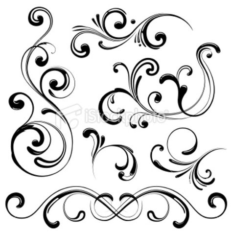 line art drawings of swirls | clip art Swirl Tattoo Designs, Undercut Ideas, Undercut Design, Filagree Design, Swirl Tattoo, Grim Reaper Tattoo, Tato Henna, Polish Design, Quilled Creations