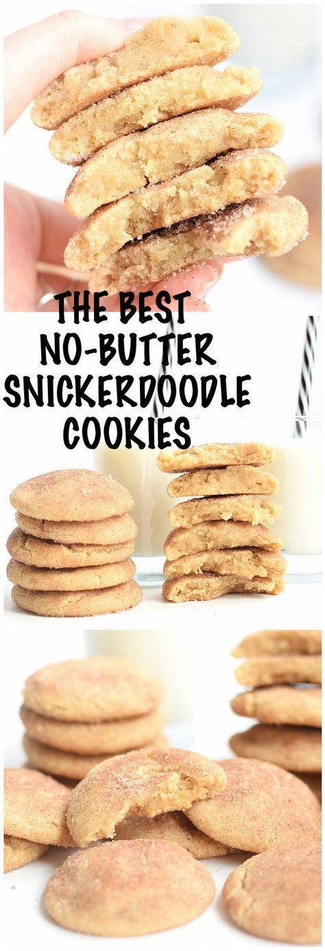 Cookie Recipe No Butter, Cookie Recipe With Oil, Cookie Recipes Without Butter, Coconut Oil Cookies, Dairy Free Biscuits, Thick Cookies, Best Snickerdoodle Cookies, Cookies Video, Coconut Cookies Recipes