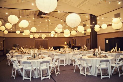 Reception Ceiling Idea Decorating with EXTREMELY high ceilings. Help! - The Knot Reception Ceiling, Wedding Reception Entrance, Wedding Reception Hall, Reception Entrance, Low Budget Wedding, Wedding Hall, Hall Decor, Reception Hall, Banquet Hall