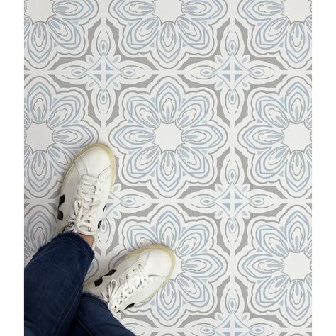 FloorPops 12'' x 12'' x 25.4 mm Tile & Reviews | Wayfair Peel And Stick Floor Tiles, Self Adhesive Floor Tiles, Stick Floor Tiles, Wood Plank Art, Plank Art, Bathroom Vinyl, Beige Color Palette, Laundry Room Flooring, Peel And Stick Floor