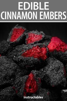 Elemental Themed Food, Red And Black Food Ideas, Gothic Food Recipes, D&d Snacks, Black Halloween Food, Dungeons And Dragons Snacks, Fire Food Ideas, Goth Snacks, D&d Food Ideas