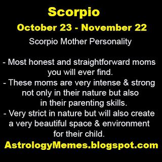 Scorpio Mother Personality: October  23-November 22 Scorpio Girl, Scorpio Zodiac Facts, Water Signs, Scorpio Facts, Scorpio Zodiac, February 19, Parenting Skills, Personality Disorder, March 20