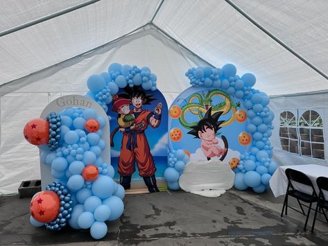 It was magical to bring my nephews baby shower to life 🩵 Anime Baby Shower Ideas, Dragon Baby Shower, Goku And Gohan, Dragon Birthday Parties, Dragon Birthday, Anime Baby, Boy Shower, Cairo, Baby Boy Shower