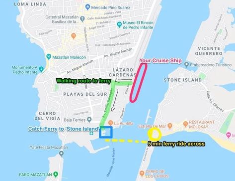 how to get to stone island from the cruise port in Mazatlán - Travel Off Path Best Cruise, Cruise Port, Cabo San Lucas, Whale Watching, Fb Page, All You Can, Stone Island, Day Trips, To Do List