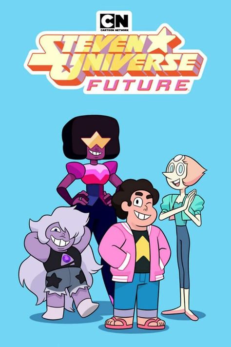 Steven Universe Poster, Cristal Gems, Happy 3rd Anniversary, Future Poster, Cn Cartoon Network, Future Wallpaper, Free Tv Shows, Steven Universe Fanart, Good Cartoons