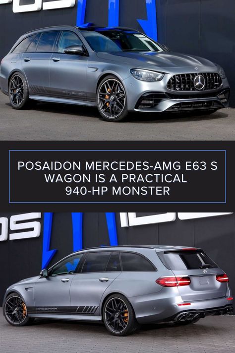 Posaidon Mercedes-AMG E63 S Wagon is a Practical 940-HP Monster Mercedes Benz E63 Amg Wagon, E63 Amg Wagon, Mercedes Wagon, Amg Wagon, E63s Amg, Amg E63, Mercedes Classic, Mercedes E63, Best Wagons