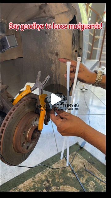 the.cardoctor786 professional automotive work! 🚗🔧📍kuwait📍bhilai on Instagram: "🚗🔧 No mudguard clips? No problem! Learn how to use zip ties as a quick fix for your car's mudguard rubber and plastic locks. This hack will save you time and hassle. #CarHacks #DIYAutoRepair #ZipTieTrick #AutomotiveTips #MudguardFix #automotive #automobile #fyp #fypシ #garage #mechanic #hacks #car #carrepair #instagram #bhilai #grow #chattisgarh" Car Mechanics Garage, Car Doctor, Car Repair Diy, Mechanic Garage, Truck Repair, Auto Body Repair, Car Hacks, Zip Ties, Car Body