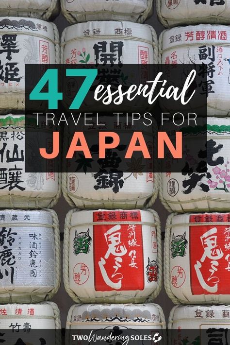 47 Essential Japan Travel Tips + Fun Facts about Japan | Two Wandering Soles Facts About Japan, Traveling To Japan, Japan Bucket List, Japanese Travel, Tokyo Japan Travel, Japan Itinerary, About Japan, Beach Packing, Japan Vacation