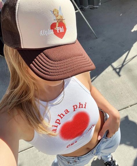 Tri Delta Apparel, Merch Hat, Unique Merch, Tri Delt, Recruitment Shirts, Alpha Gam, Big Lil, Sorority Merch, Alpha Phi Alpha