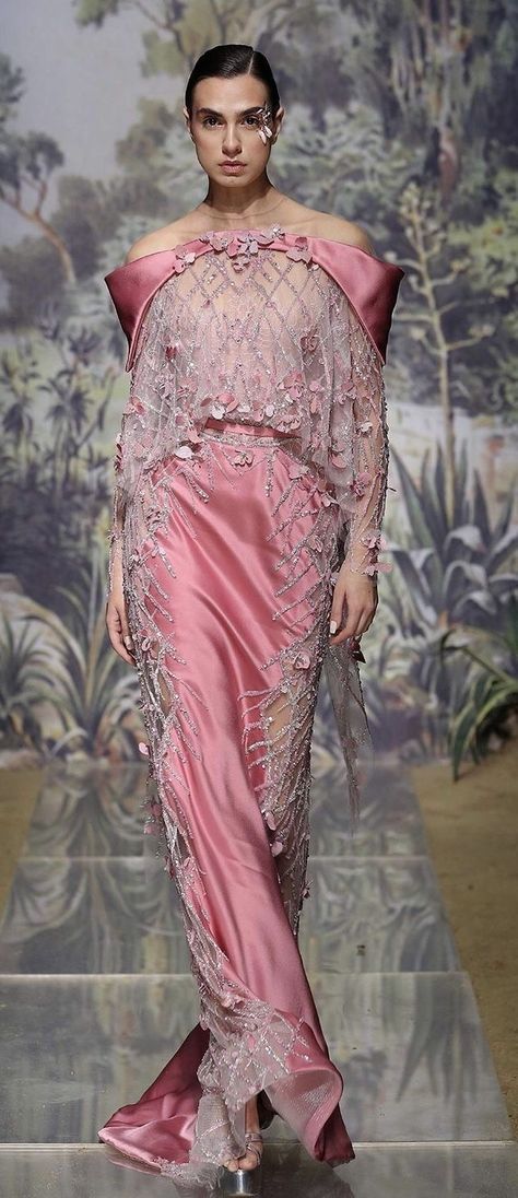 Elie Saab Elie Saab, Pretty In Pink, Fashion Show, Editorial, Couture, Pink, Art, Haute Couture