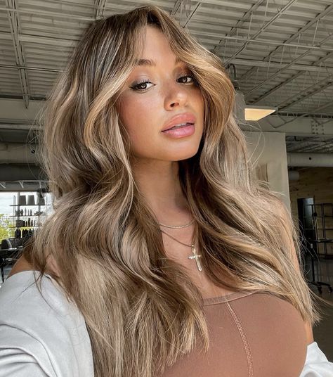 New Blonde Hair Trends, Spring Blonde Hair, Blonde Hair Trends, Spring Blonde, New Blonde Hair, Money Piece Highlights, Rambut Brunette, Blond Balayage, Brown Hair Inspo