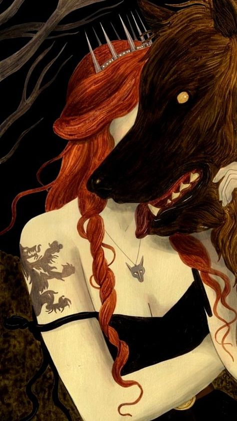 Horror Vintage, Arte Folk, Arte Peculiar, Hades And Persephone, Sansa Stark, Witch Art, Wolf Art, Red Riding Hood, Winter Is Coming