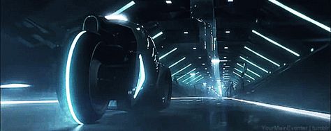 Tron Legacy - Light Cycle | Sci-Fi City Streets| Gif City Gif, Tron Light Cycle, Tron Art, Tron Legacy, Light Cycle, Event Lighting, Futuristic City, Future City, Daft Punk