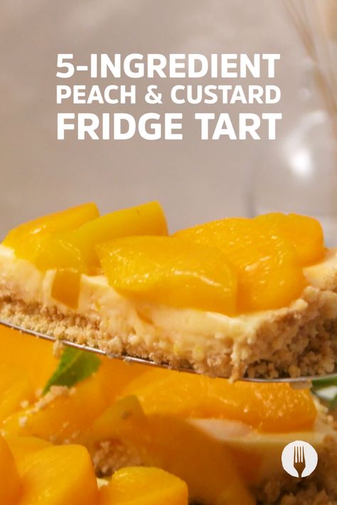 Check out this recipe to find out how to make a 5-ingredient peach & custard tart! This minimal-ingredient tart is beyond delicious! Best of all — it’s super easy to make and is great for prepping ahead! Who knew pantry staples could drum up this much nostalgia? Peach and custard is such an ICONIC combination 🤤 Peach Custard, Peach Pudding, Recipes Baked Goods, Foodies Of Sa, Florentine Cookies, South African Desserts, African Homes, Host A Dinner Party, South African Homes