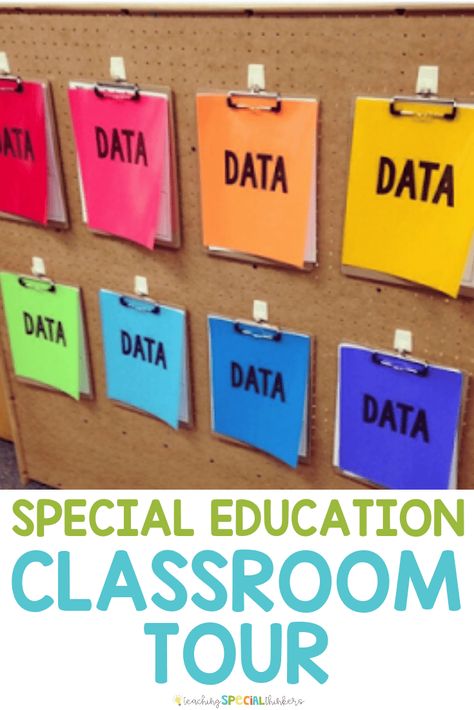 Decorating Classroom, Special Education Classroom Setup, Elementary Special Education Classroom, Math Binder, Artistic Activities, Asd Classroom, Early Childhood Special Education, Writing Folders, Sped Classroom