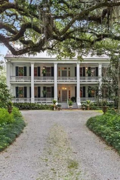 Louisiana Mansion, Louisiana House, House Fever, Greek Revival Architecture, Colonial House Exteriors, Antebellum South, Southern Architecture, Pretty Houses, Louisiana Homes