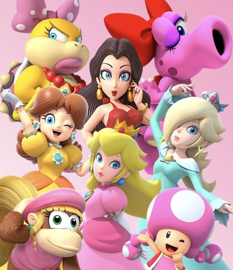 Princess Peach Game, Super Mario Princess, Duos Icons, Princess Daisy, Princesa Peach, Super Mario Art, Alvin And The Chipmunks, Super Mario Brothers, Mario Art