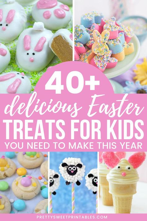 easter treats for kids Easter Treats To Make, Easter Treats For Kids, Diy Easter Treats, Fun Easter Treats, Easy Easter Treats, Treats For Kids, Treats To Make, Easter Sweets, Easter Favors