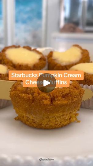 127K views · 2.4K reactions | STARBUCKS PUMPKIN CREAM CHEESE MUFFINS! 🎃#pumpkinseason #pumpkinmuffins #starbucksrecipe #lowcarbrecipes #keto #weightlosstransformation | Low Carb Love  | Low Carb Love  · Original audio Starbucks Pumpkin Cream Cheese Muffins, Low Carb Love, Keto Muffins, Counter Kitchen, Facebook Recipes, Pumpkin Cream Cheese Muffins, Pumpkin Cream Cheese, Bread Alternatives, Cream Cheese Muffins