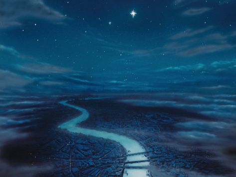 Peter Pan Wallpaper, Disney Phone Backgrounds, Peter Pan 1953, Peter Pan Neverland, Peter Pan Disney, Northern Star, Images Disney, Disney Background, Old Disney