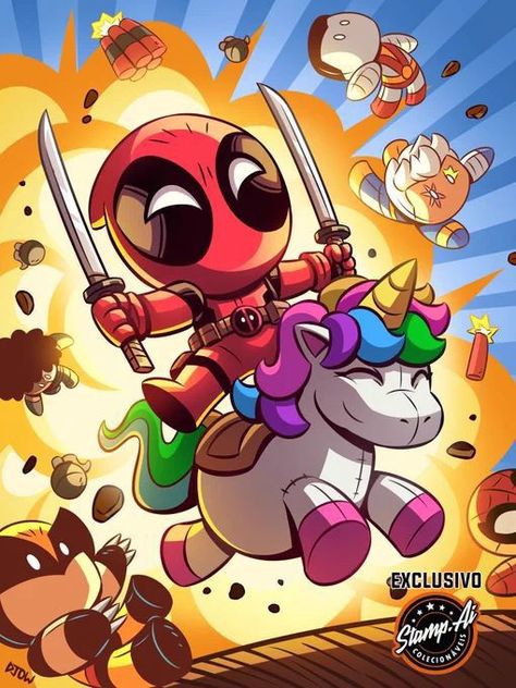 Cartoon Characters, Video Game, Deadpool, Media, Twitter