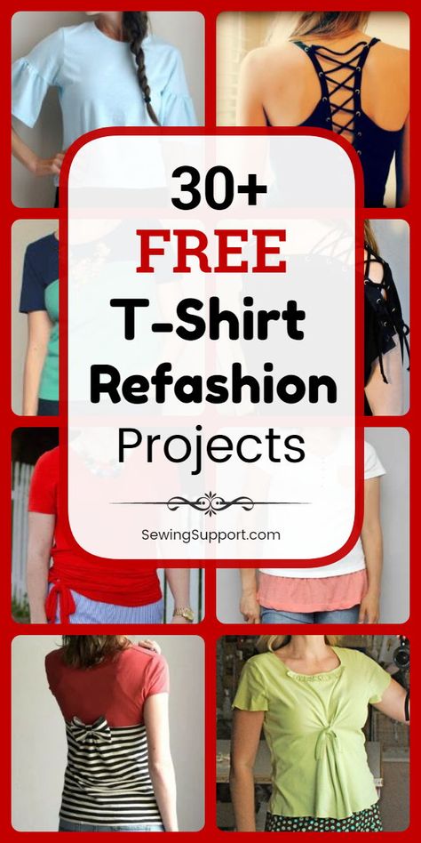 Upcycle Clothes Refashioning, Upcycle T Shirts, T Shirt Redesign, Cutout Tshirt, Sew Tshirt, T Shirt Refashion, Vinyl Tshirt, Diy Clothes Tops, Umgestaltete Shirts